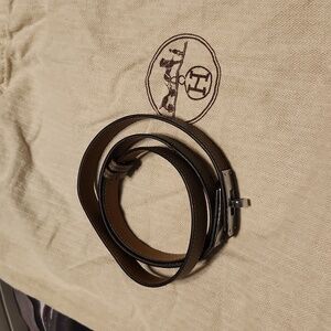 Hermes 24 mm 2023 Kelly Belt Brown